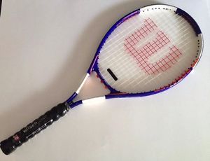 Wilson Titanium Tennis Racquet Soft Shock Power Bridge 4.5" Grip Tie Breaker NEW