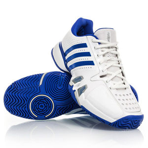 NEW Mens 7.0 ADIDAS AdiPower Barricade Tennis Shoes Sneakers Blue White Size 8.5