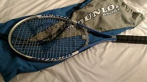 EUC Dunlop Sport Ace Twenty 7 Aluminum Composite Tennis Racquet Racket Used blue