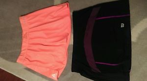 lot of 2 Skorts Adidas Adizero formation XS &  black Wilson  Small golf tennis