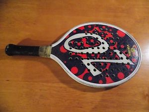 VIKING OZ Titanium Paddleball Racquet-Platform Tennis Paddle Red/Purple