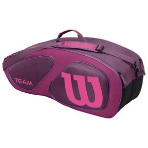 Wilson Bolso de tenis Team II 6 Pack Bag fucsia