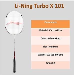 Li-Ning Turbo X 101 Badminton Racquet