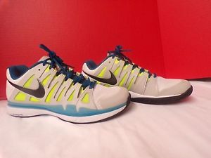 Nike ZOOM VAPOR 9 TOUR White Tennis Shoes 488000-100 Size 10 09/14/11
