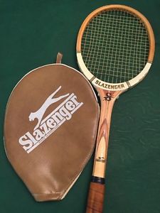Vintage Slazenger Wooden Signature Racquet, Excellent Condition, 1970's