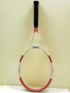 Wilson Six One 95S Tennis Racquet Racket Spin Effect Technology 18x16 4 1/4 Grip