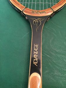 Vintage Wilson Wood Racquet 1979 Advantage