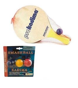 Pro Kadima Paddle Set Plus Replacement Smashballs Bundle