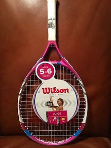 Wilson Juice Junior Tennis Racquet, Pink, 21-inch