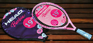 Head "BARBIE" Girls Jr. Prestrung Tennis Racquet (19")   Brand New with Cover
