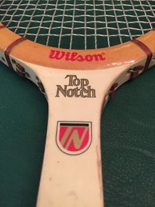Vintage wooden Wilson Top Notch Racquet, 1959-70