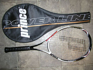 PRINCE Classic Ti Powerline titanium oversize Tennis Racquet 4 1/4"