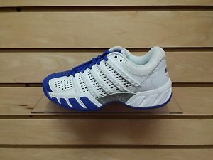 K-Swiss Big Shot Light 2.5 JR Tennis Shoes - New - Multiple Sizes - White/Navy
