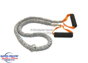 Very Light 4ft FitCord X-OVER Covered Resistance Band for Crossover Training.