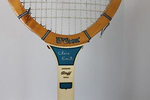 Vintage Wilson Chris Evert Autograph Advisory Staff Tennis Racquet 4.5 Rare HTF