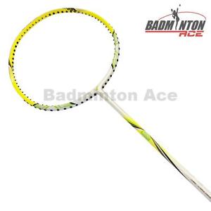 FLEX POWER ZAG SPEED 8500 Yellow Silver Badminton Racket Free String and Grip