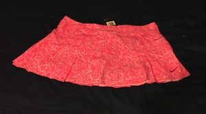 NIKE WOMEN VICTORY PRINTED TENNIS SKIRT/SKORT SIZE XL PINK