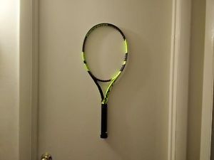 2016 Babolat Pure Aero Tour Size 4 3/8 + Free String Origin 16g Black