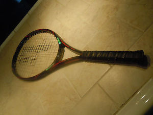 Prince Premier 105 ESP Tennis Racket - Strung 4 3/8 grip-midplus-cushion grip