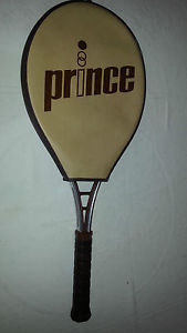 Vtg 1982 Prince Classic II 2 Metal Aluminum Tennis Racquet 4 1/2" Cover NICE!