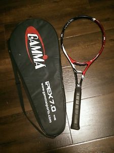 GAMMA IPEX 7.0 Midplus Tennis Racquet 4 1/2 Good Condition w/ OEM Cover Graphite