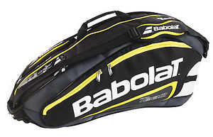 BABOLAT TEAM LINE 6 PACK - tennis racquet racket bag yellow - Authorized Dealer