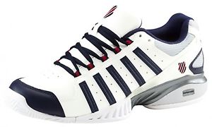 K-Swiss Hombre Calzado de tenis Receptor M III blanco / azul / rojo