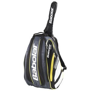 BABOLAT TEAM LINE BACKPACK tennis racquet bag - Black/Yellow - Authorized Dealer