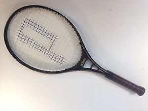 PRINCE PRO SERIES 110 BLACK ALUMINUM TENNIS RACQUET RACKET Oversize 4 1/2"