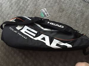 HEAD Tour Team 6R Combi Tennis Bag, Black/Gray