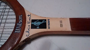 WILSON Chris Evert Autograph Tennis Racquet with Leather Grip