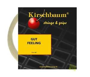 Kirschbaum Cuerdas de tenis BUENO FEELING natural 12m grosores diferentes