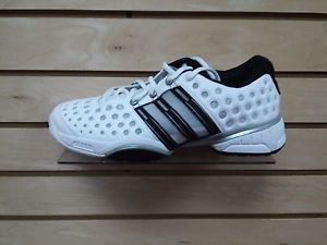 Adidas CC Feather III Men's Tennis Shoes - New - Size 9 - White/Black