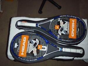 Two Head TiS1 Elite Tennis Racquets -- Brand New -- Two Racquets -- Grip 4 1/4