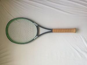 Prince Textreme Tour 100P,   grip 4 1/4,    strung with leather grip