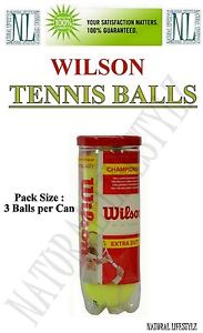 10 x Wilson Championship Can Extra Duty Tennis Balls 3 Balls Per Can
