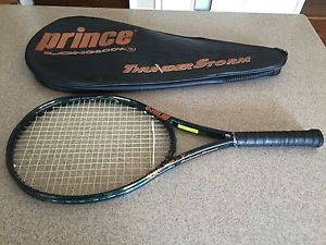 Prince longbody thunderstorm oversize tennis racket 120 1100 power w/ case
