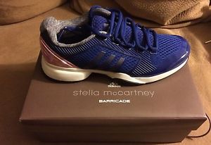 Adidas Stella McCartney Barricade 2016 Women's Tennis Shoes - Blue NEW Size 7