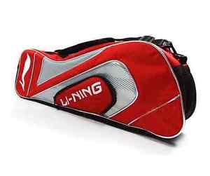 New Li-ning Badminton bag Nylon waterproof shoulder/tote shoes bag 3 rackets