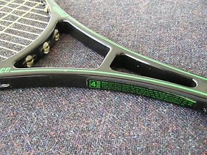 PRINCE GRAPHITE SERIES 110 OS , POG, grip  4 5/8 Single Green Stripe