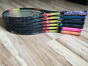 Wilson Pro Staff Classic 6.1 Tennis Racquets 95" Head 3 Grip 6 Pcs