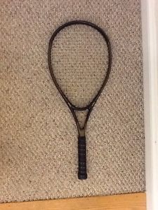 Prince Thunder 970 Longbody Tennis Racket 124 Inch Head New Grip 4 3/8 Excellent