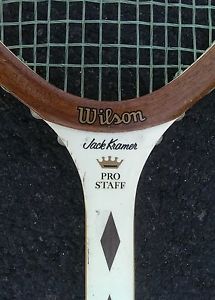 Wilson Jack Kramer Pro Staff Tennis Racquet with Cover Vintage Sporting Goods