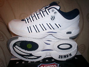 K-Swiss Womens Ultrascendor Low Size 6.5 NIB Tennis Shoe White/Navy 9990152