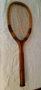 Antique Unusual shape Premier Tennis Racquet G.S Sprague &Co.