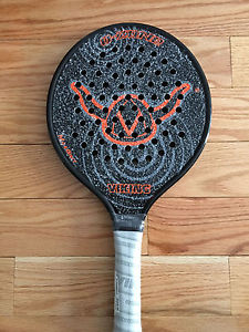 BRAND NEW 2016 VIKING OZONE MAXGRIT PADDLE PLATFORM TENNIS BLACK ORANGE
