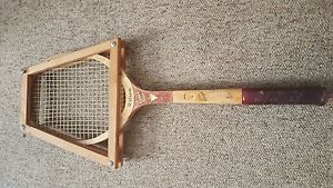 Vintage/Antique 1940s Wilson Court Star Don Budge Tennis Racket with Frame