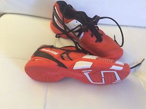 BABOLAT ORANGE SHOES YOUTH  SIZE 5 womens size 6.5  Tennis