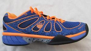 K SWISS mens 10 Ultra Express black blue bright orange tennis shoes NEW