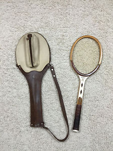 Vintage WILSON JACK KRAMER Pro Staff Wood Tennis Racket and Rare FRED PERRY Case